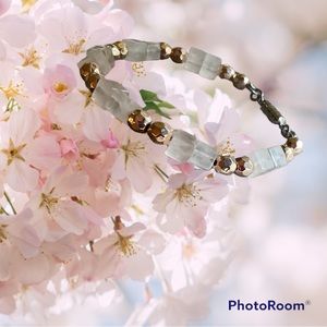 Hand Made Rose Quartz bracelet with magnetic clasp